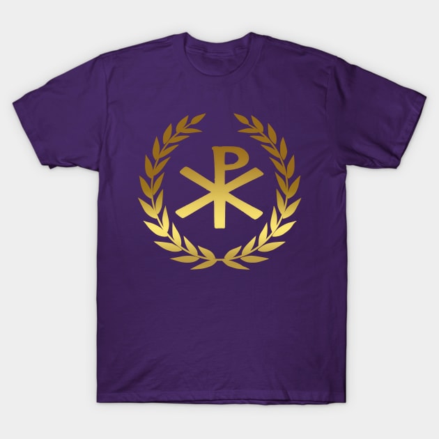 Byzantine Empire Chi Rho T-Shirt by AgemaApparel